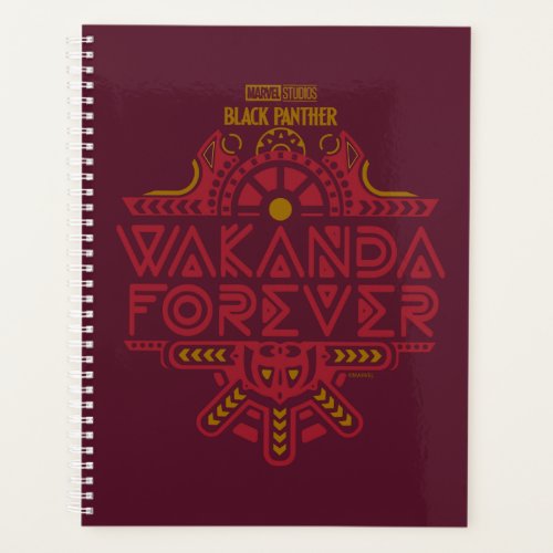 Wakanda Forever  Tribal Title Graphic Planner
