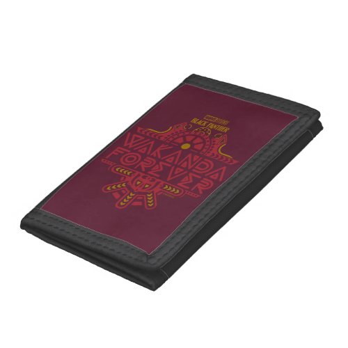 Wakanda Forever  Tribal Title Graphic Trifold Wallet