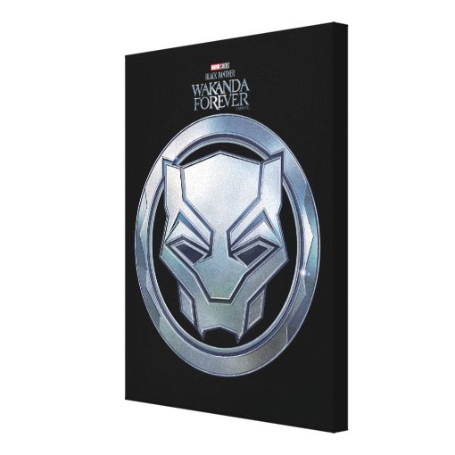 Wakanda Forever | Vibranium Black Panther Icon Canvas Print | Zazzle