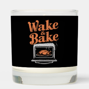 Wake Bake Turkey Dinner Funny Thanksgiving Scented Candle
