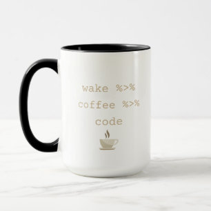 Wake Coffee Code Programming  Mug