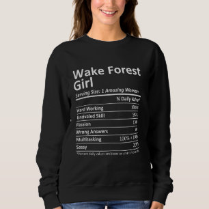 WAKE FOREST GIRL NC NORTH CAROLINA Funny City Home Sweatshirt