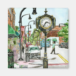 Wake Forest, NC Watercolor Magnet