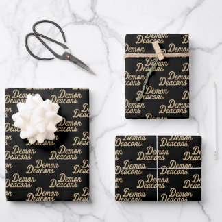 Wake Forest University | Demon Deacons Script Wrapping Paper Sheets