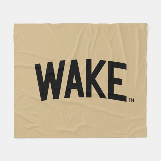 Wake Forest University | Wake Arch Fleece Blanket (Front (Horizontal))