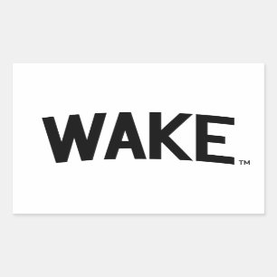 Wake Forest University   Wake Arch Rectangular Sticker