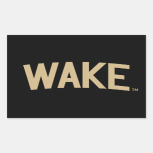 Wake Forest University Wake Arch Rectangular Sticker