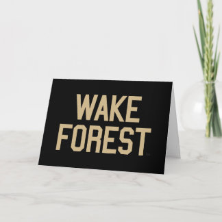 Wake Forest University | Wake Forest Card