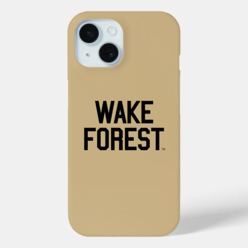 Wake Forest University  Wake Forest iPhone 15 Case