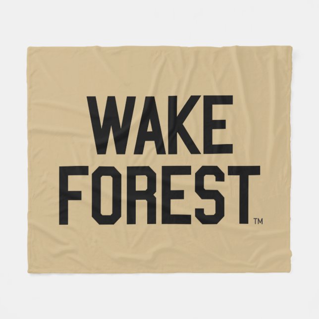 Wake Forest University | Wake Forest Fleece Blanket (Front (Horizontal))