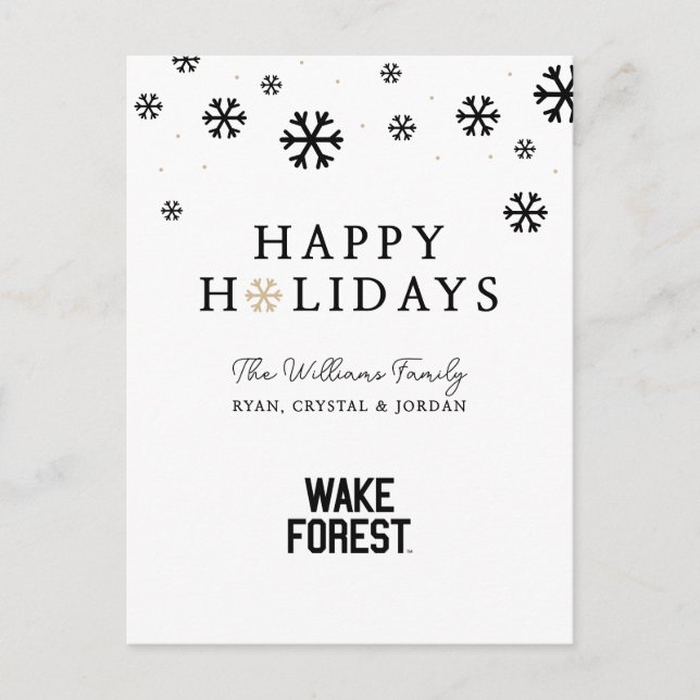Wake Forest University | Wake Forest Holiday Postcard (Front)