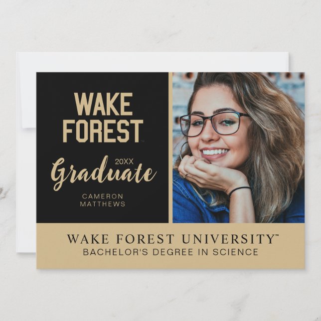 Wake Forest University | Wake Forest Invitation (Front)