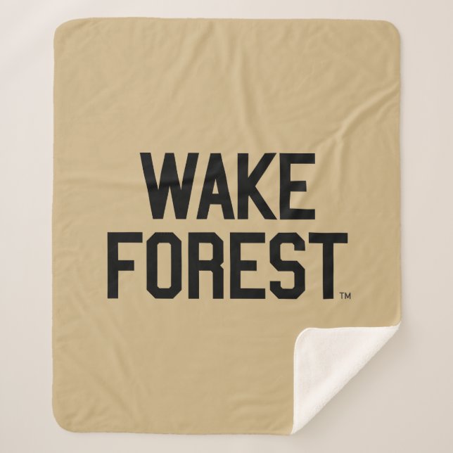 Wake Forest University | Wake Forest Sherpa Blanket (Front)
