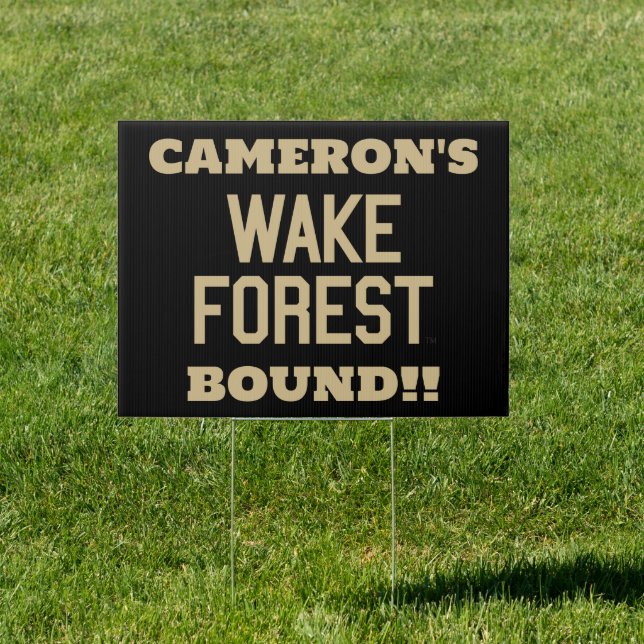 Wake Forest University | Wake Forest Sign (Insitu)