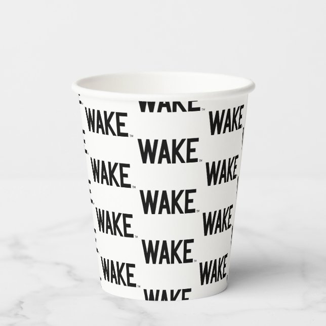 Wake Forest University | Wake Wordmark Paper Cups (Back)