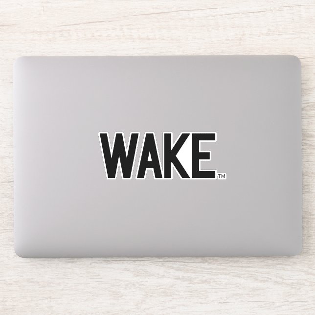 Wake Forest University | Wake Wordmark Sticker (Computer)