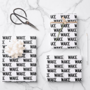 Wake Forest University Wake Wordmark Wrapping Paper Sheets