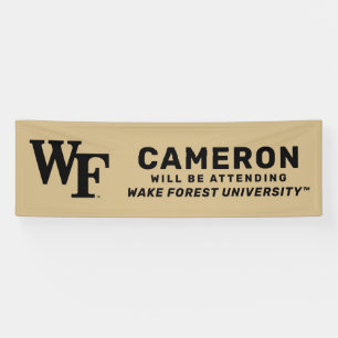 Wake Forest University WF Banner