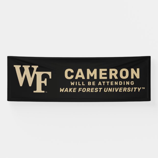 Wake Forest University | WF Banner (Horizontal)