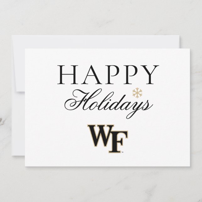Wake Forest University | WF Holiday Card (Front)