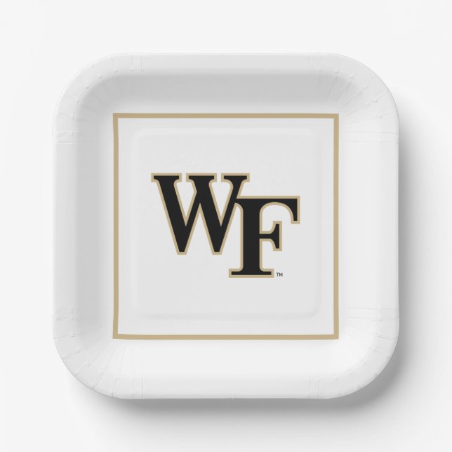 Wake Forest University | WF Paper Plates (Front)