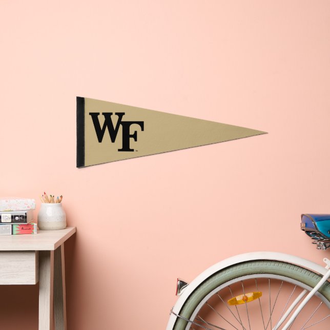 Wake Forest University | WF Pennant Flag (Front)