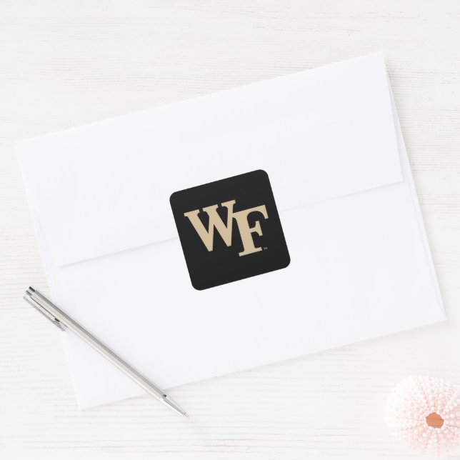 Wake Forest University | WF Square Sticker (Envelope)