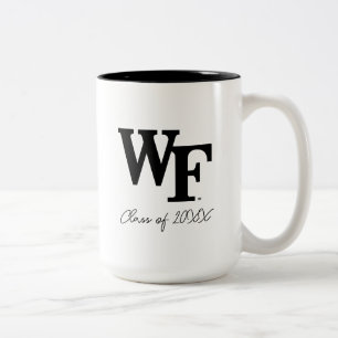 Wake Forest University WF Two-Tone Coffee Mug