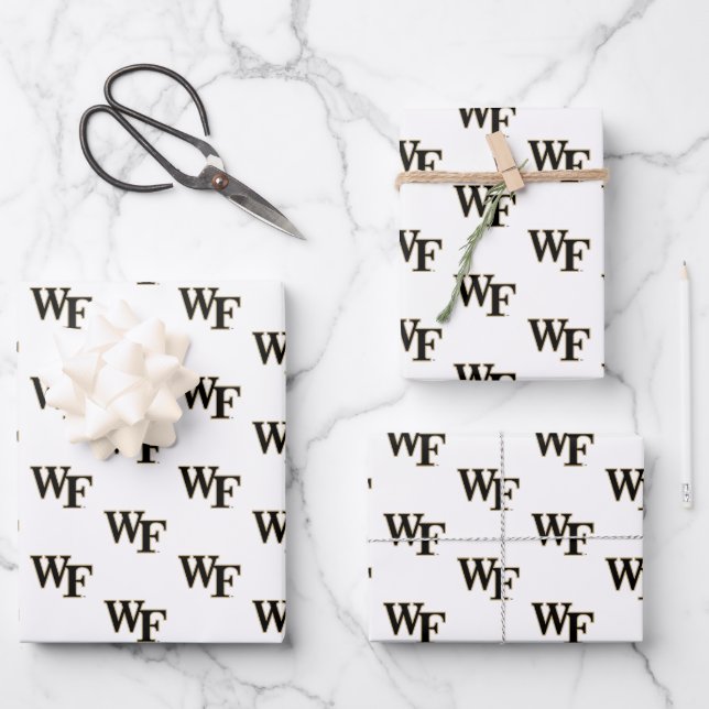 Wake Forest University | WF Wrapping Paper Sheets (Front)