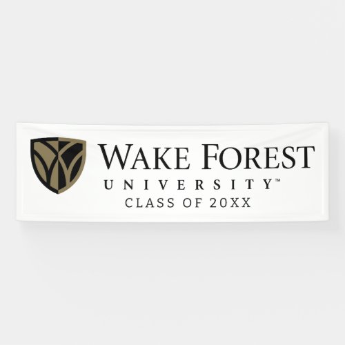 Wake Forest University Wordmark Banner