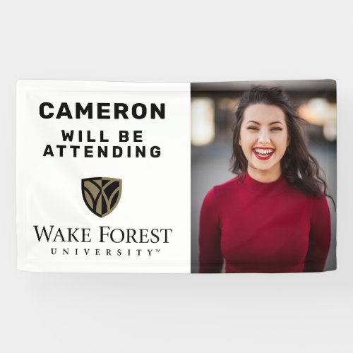 Wake Forest University Wordmark Banner