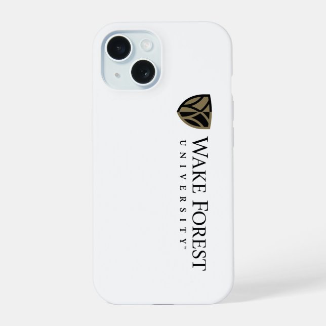 Wake Forest University Wordmark iPhone 15 Case (Back)