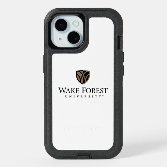 Wake Forest University Wordmark iPhone 15 Case (Back)