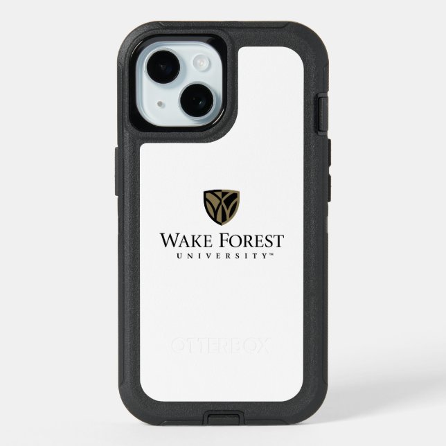 Wake Forest University Wordmark iPhone 15 Case (Back)