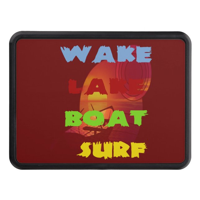 Wake Lake Boat Surf Hitch Cover (Front)
