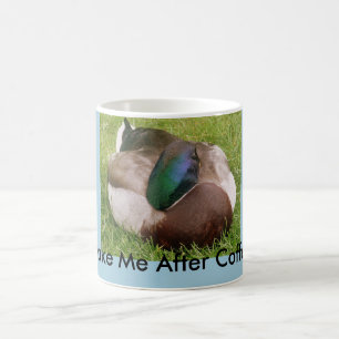 Wake me After Coffee Duck Sleeping Mug
