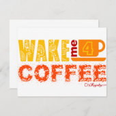 Wake me for coffee (Front/Back)