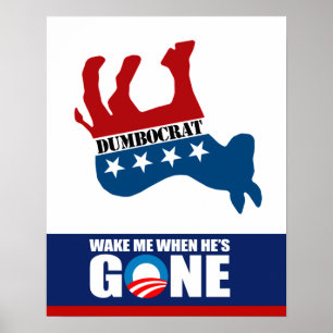 WAKE ME WHEN HE'S GONE POSTER