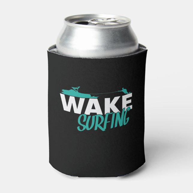 Wake Surfing Can Cooler (Can Front)