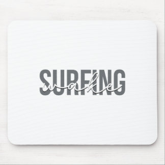 Wake Surfing Wakesurf Wake Surfer Surfing Boat Mouse Pad