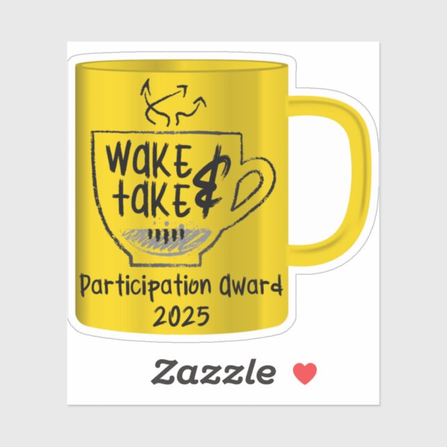 Wake & Take Invitational Participation Award 2025 Sticker (Sheet)
