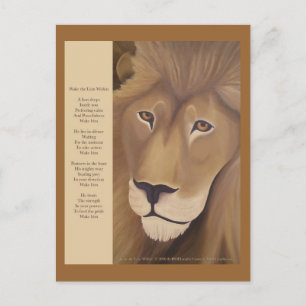 Wake the Lion Within Postcard