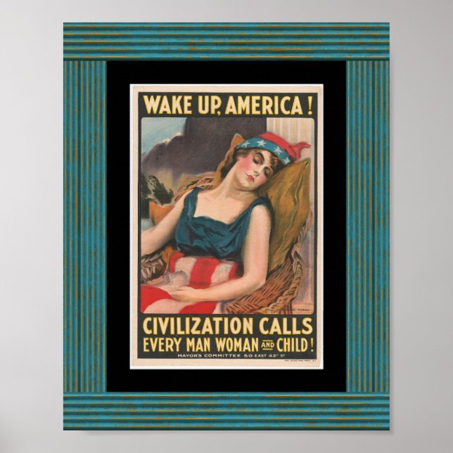 Wake Up America Poster (Front)