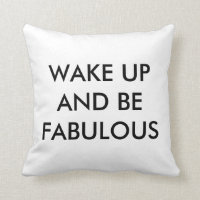 Wake Up Pillows - Decorative & Throw Pillows | Zazzle