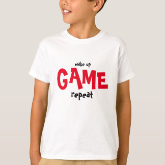 Wake up and Game t shirt for gamers
