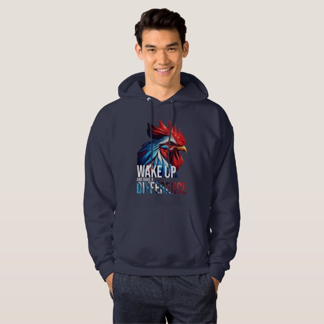 WAKE UP AND MAKE A DIFFERENCE HOODIE (Front Full)