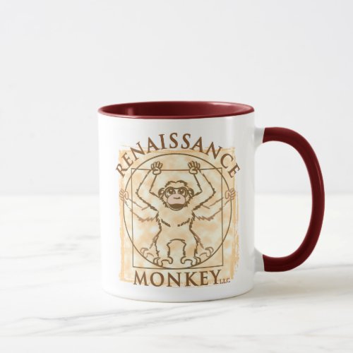 WAKE UP AND SMELL THE MONKEY MUG