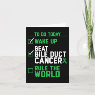 Wake Up Beat Bile Duct Cancer Rule The World 1 Card