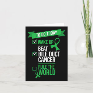 Wake Up Beat Bile Duct Cancer Rule The World Card