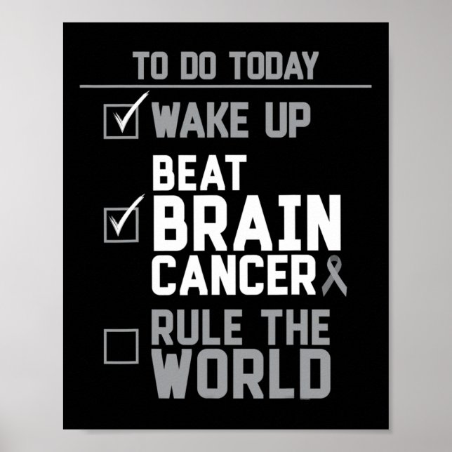 Wake Up Beat Brain Cancer Rule the World  Poster (Front)